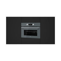 Teka MLC 8440 45L 45 cm 1400 W Built-in Microwave with Grill Stone Grey Glass - Made in Europe