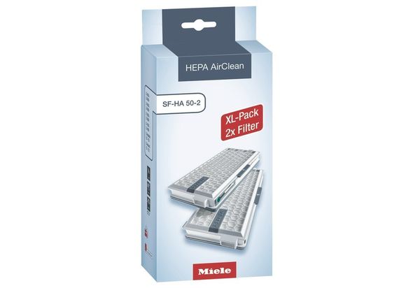 Miele HEPA Air Clean filter with time strip SF-HA 50 - twin pack at a discount price