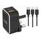 Xcell HC-226MLC Fast Wall Charger With 3in1 Cable, Black