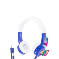 BuddyPhones Connect On-Ear Wired Headphones- Blue