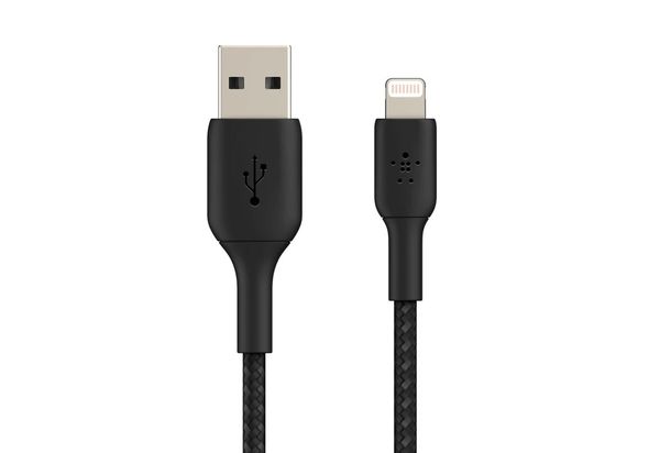 BOOST CHARGE Braided Lightning to USB-A Cable 1m