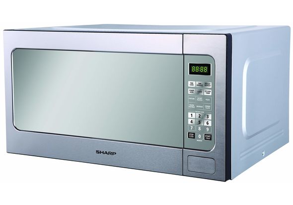 Sharp R562CT 62 Liters Solo Microwave, Silver