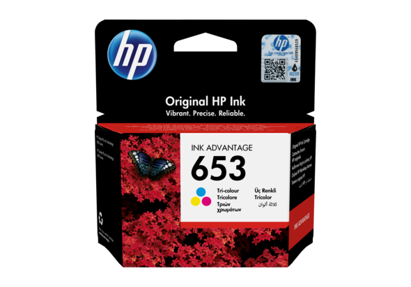 HP 653 Tri-color Original Ink Cartridge 3YM74AE