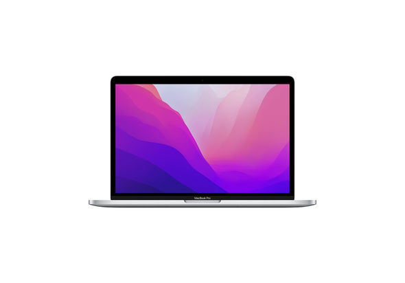 Apple MacBook Pro 13, M2 chip with 8-core CPU and 10-core GPU, 256GB SSD, Silver, English, Keyboard