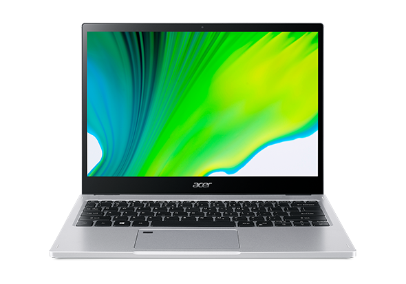 Acer Spin 3, Core i7-1165G7, 8GB RAM, 512GB SSD, 13.3  QDH Convertible Laptop, Silver