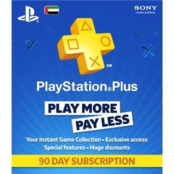 PlayStation Plus 90 Day Membership Card