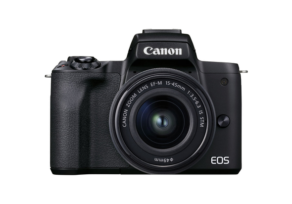 Canon EOS M50 Mark II Mirrorless Digital Camera with 15-45mm Lens, Black