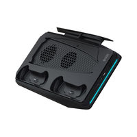 Porodo Gaming Multi-Function PS5 Cooling and Charging Hub, Black