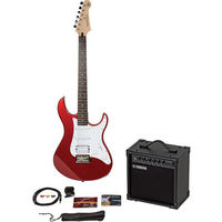 Yamaha EG112GPII MTU Steel String Electric Guitar Package, Red