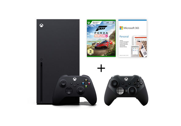 Microsoft Xbox Series X 1TB Console+ Forza 5+ Elite Series 2 Wireless Controller+ Microsoft 365 Personal (1 Year) (Bundle)