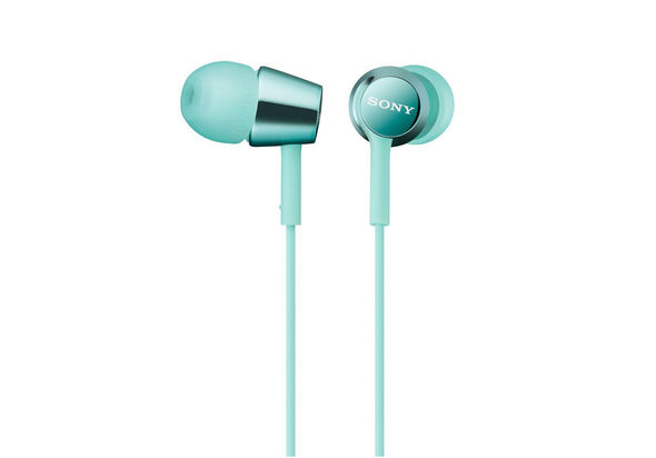 سوني Sony EX155 سماعة رأس داخل الأذن , أزرق