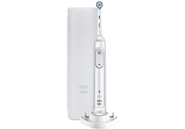 Oral B Genius X 20100s Bluetooth, AI, Rechargeable Toothbrush, Silver