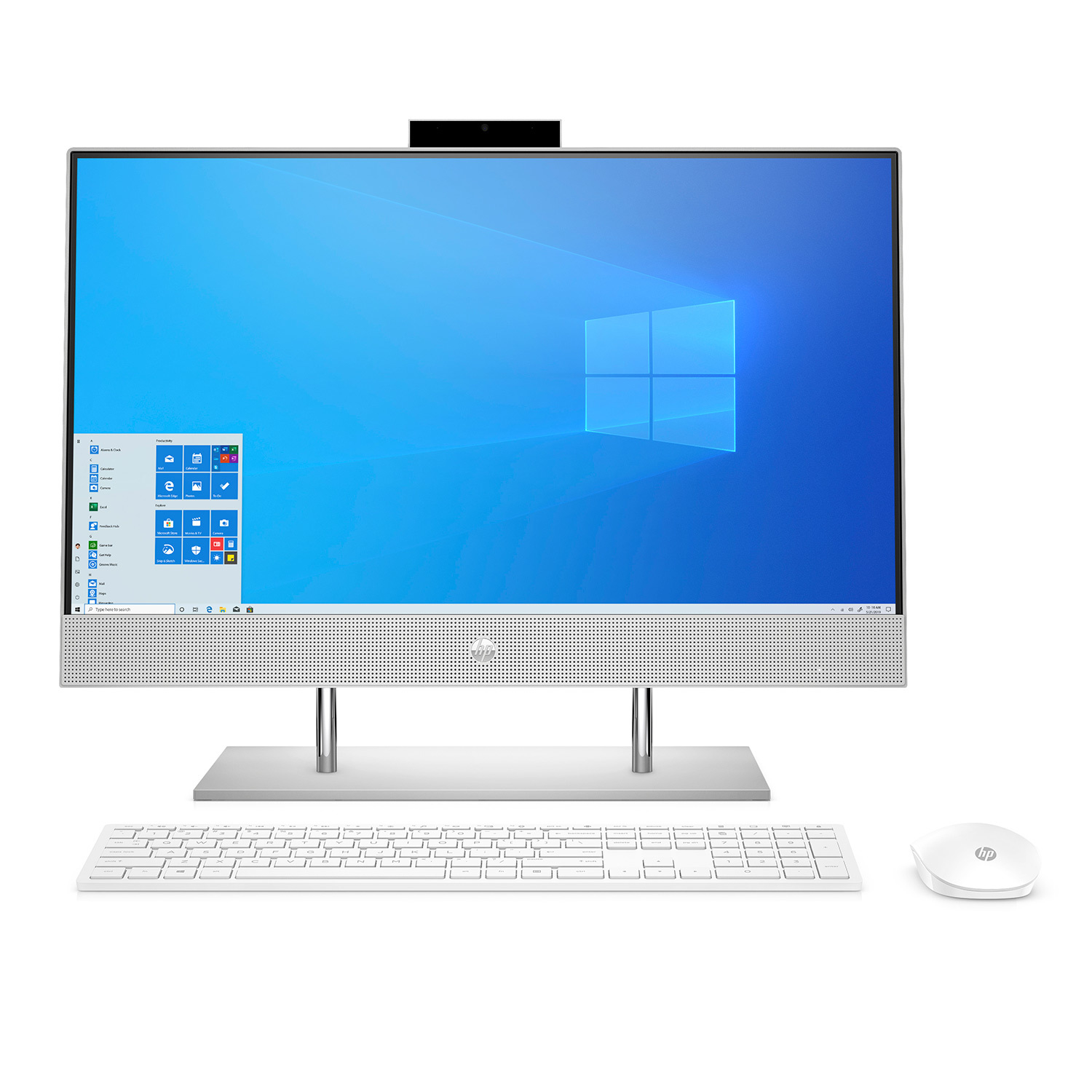 HP 24-DP1000NE, Core i7-1165G7, 16GB RAM, 1TB HDD+ 256GB SSD, 23.8" FHD All in One, Silver