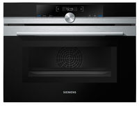 Siemens Built In Compact Oven with Microwave Function, 60 cm, CM633GBS1M