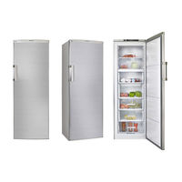 Teka 290 liters Free Standing Upright Freezer TGF3 270 NF, No Frost, Stainless steel