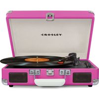 Crosley CR8005D-PI Cruiser Deluxe Turntable, Pink
