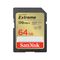 SanDisk Extreme SD UHS I 64GB Card for 4K Video for DSLR and Mirrorless Cameras 170MB/s Read & 80MB/s Write, Lifetime Warranty