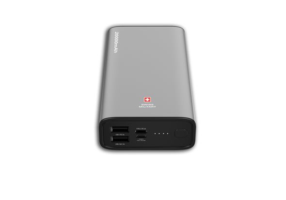 Swiss Military Biendron Power Pack PD 20000MAH, Silver