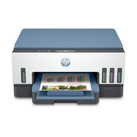 HP Smart Tank 725 All-in-One Printer wireless, Print, Scan, Copy, Auto Duplex Printing, Print up to 18000 black or 8000 color pages, White/Blue  [ 28B51A]