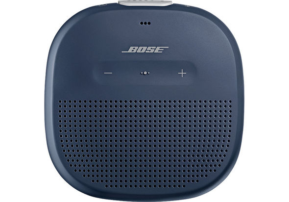 Bose SoundLink Micro Bluetooth Speaker, Midnight Blue with Smoky Violet Strap