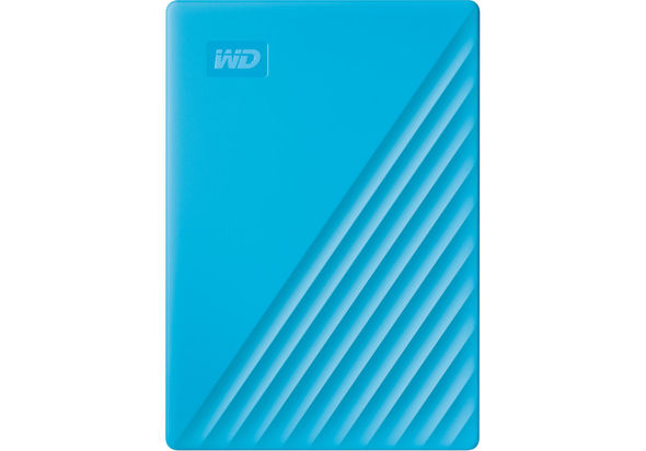 WD 4TB My Passport USB 3.2 Gen 1 External Hard Drive 2019, Sky Blue