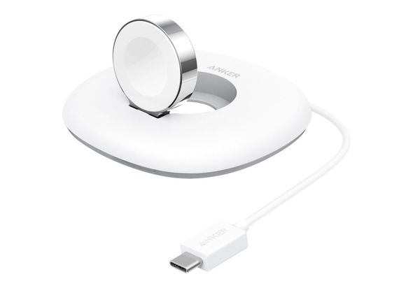 Anker Apple Watch Foldable Charging Pad USB-C 4ft, White