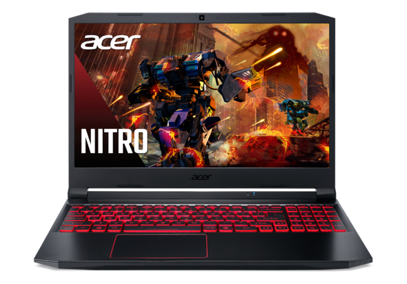 Acer Nitro 5, Core i5-10300H, 8GB RAM, 512GB SSD, Nvidia GeForce GTX 1650 4GB Graphics, 15.6  FHD 144Hz Gaming Laptop, Black