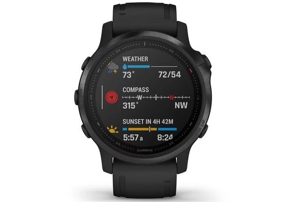 Garmin Fenix 6S Pro Multisport GPS Watch, Black