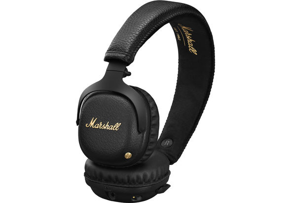 Marshall Mid Active Noise-Canceling On-Ear Wireless Headphones, Black