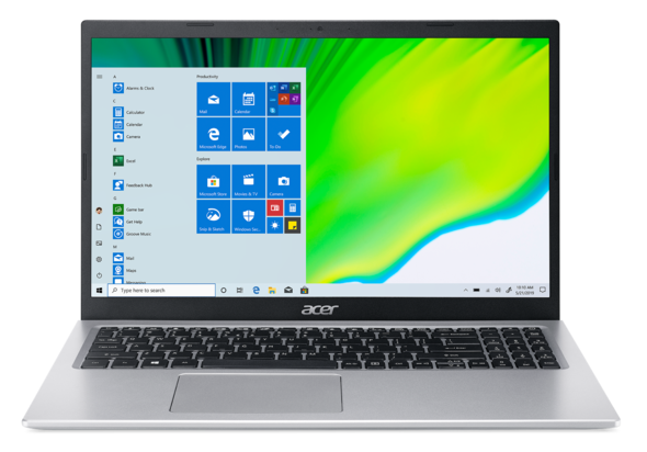 Acer Aspire 5, Intel Core i7-1165G7, 8GB RAM, 512 GB SSD, NVIDIA GeForce MX450 2 GB Graphics, 15.6 Inch LCD Laptop, Silver