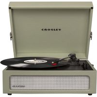 Crosley CR8017A-SA Voyager Vintage Portable Turn Table with Bluetooth Receiver and Built-in Speakers, Sage