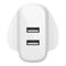 Belkin Boost charge Dual USB-A Wall Charger 24W+ Lightning to USB-A Cable