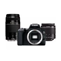 كاميرا كانون اي او اس 250 دي دي اس ال ار ، اسود + EF-S 18-55mm f / 3.5-5.6 III + EF 75-300mm f / 4-5.6 III Lens