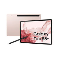 Samsung Galaxy Tab S8 Plus, 8 GB, 128 GB SSD, 12.4" Tablet, Pink Gold