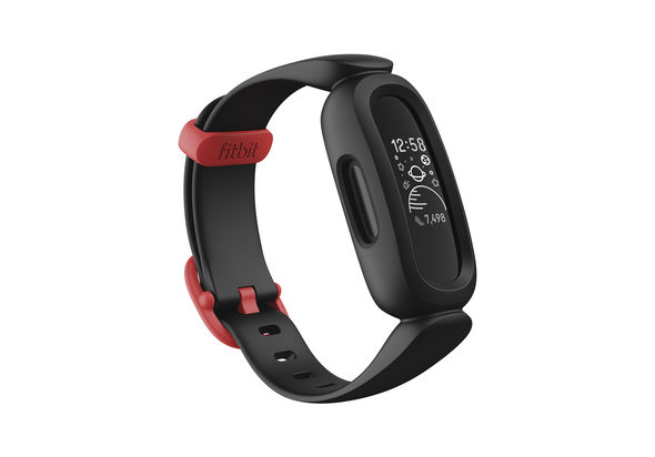 Fitbit Ace 3 Activity Tracker for Kids,  Black / Sport Red