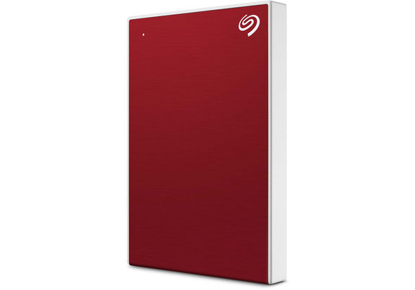 Seagate 1TB Backup Plus Slim USB 3.0 External Hard Drive, Red