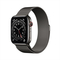Apple Watch Series 6 GPS+ Cellular, 40mm Graphite Stainless Steel Case with Graphite Milanese Loop