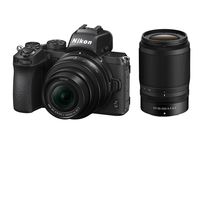 كاميرا نيكون Z50 بدون مرآة مع عدسة مقاس 16-50 ملم وعدسة 50-250 ملم