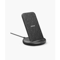 Anker PowerWave II Sense Stand 15W Max Wireless Charger, Black Fabric