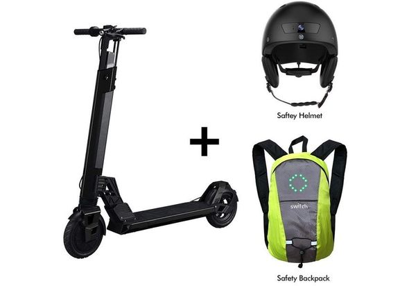 Switch FGACSWSCTRHLMTSFTYBG Troxus E-Scooter+ Helmet+ Bag