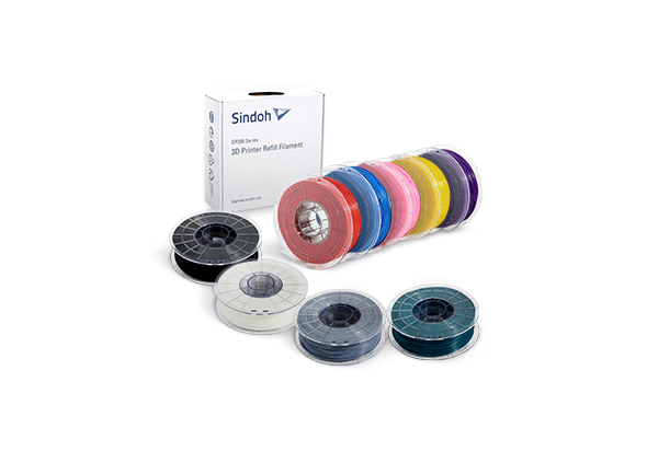 Sindoh PLA Refill Filament Assorted Colors - Set of 10 Spools