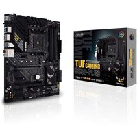 Asus AMD B550 (Ryzen AM4) ATX gaming motherboard with PCIe 4.0, dual M. 2, 10 DrMOS power stages, 2.5 Gb Ethernet, HDMI, DisplayPort, SATA 6 Gbps, USB 3.2 Gen 2 Type-A and Type-C, and Aura Sync RGB lighting support