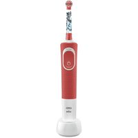 Oral B D100.413. 2K STAR WARS, Vitality D100 Rechargeable Toothbrush Star Wars for Kids 3+ Years, White/Red