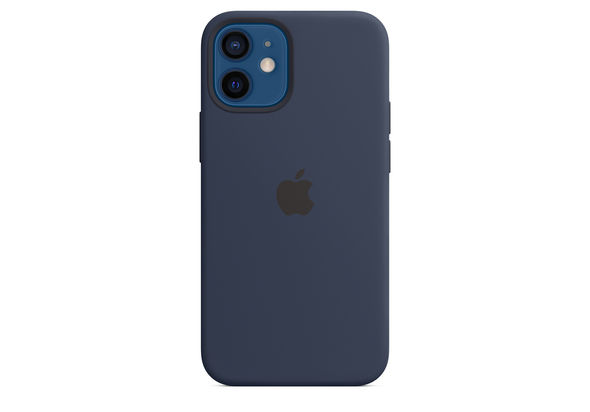 Apple iPhone 12 mini Silicone Case with MagSafe, Deep Navy