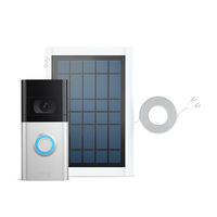 Ring 2 in 1 Bundle-Video Doorbell V4+ Solar Panel, White