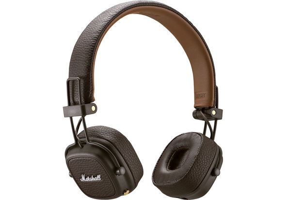 Marshall Audio Major III Wireless On-Ear Headphones, Brown