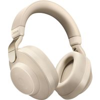 Jabra Elite 85h Wireless Noise Canceling Over the Ear Headphones,  Gold Beige
