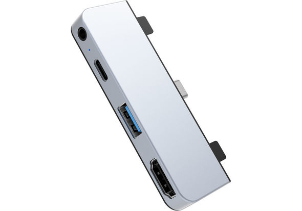 HyperDrive HD319E 4-Port USB Type-C Hub for iPad Pro 2018, Silver