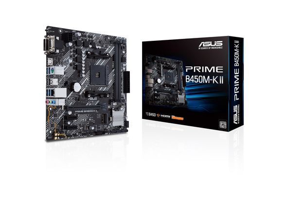 Asus Prime B450M-K II AMD Socket AM4 Motherboard