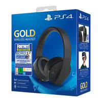 Sony PlayStation Gold Wireless Stereo Headset with Fornite Voucher